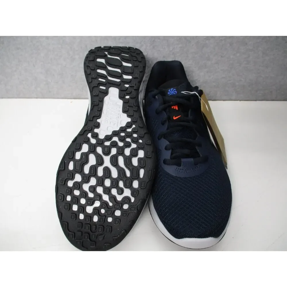 Nike Revolution 6 Next Nature Blue Road Running Shoes Mens Sz 7 Womens Sz 9.5